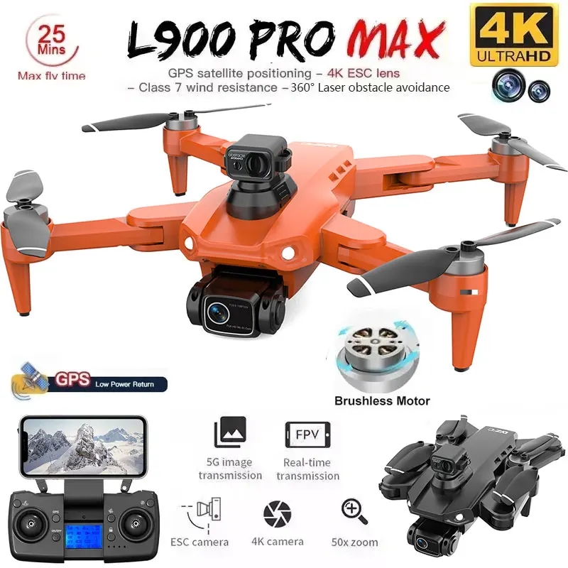 Drone Multispectral - L900 Pro MAX GPS Drone 4K