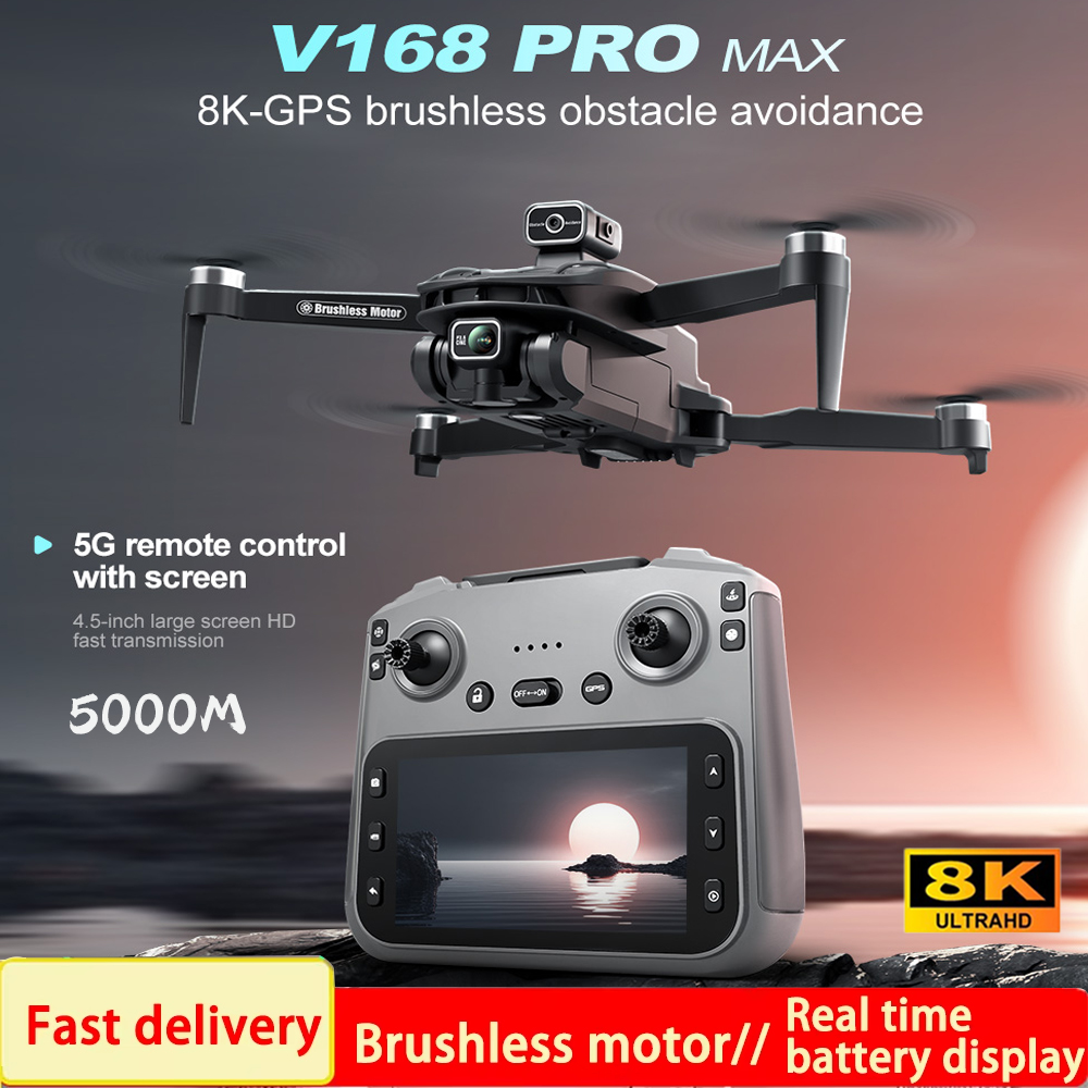 Drone Surveying - 2025 V168 Pro MAX GPS Drone