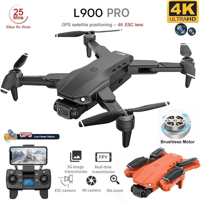 Drone Multispectral - L900 Pro GPS Drone 4K Professional