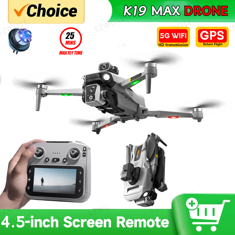 Drone Surveying - 2026 K19 MAX GPS Drone Cam