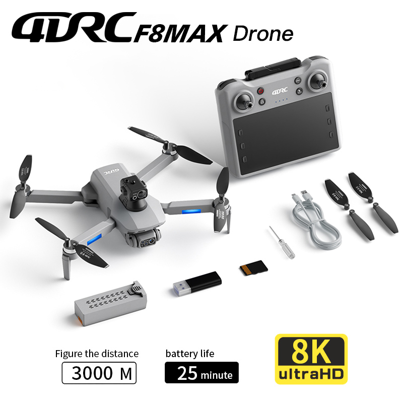 Drone Surveying - F8 MAX GPS Drone Professional 8K