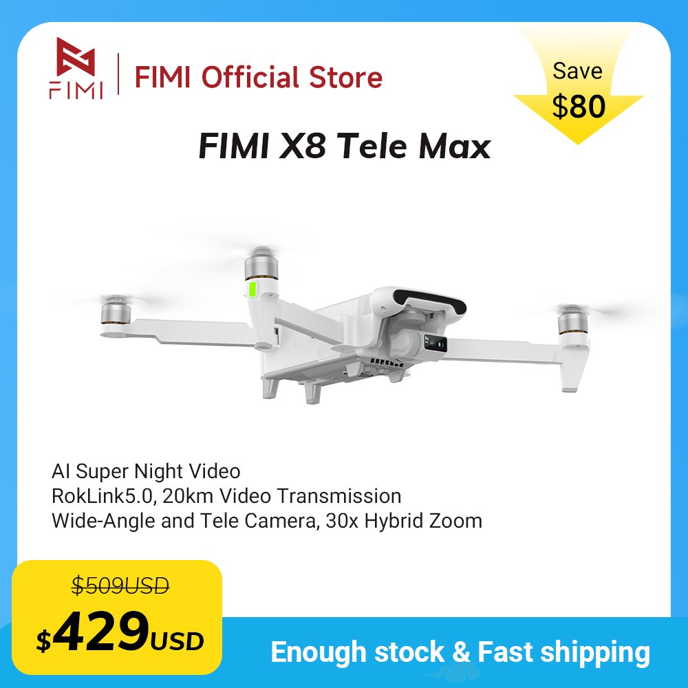 FIMI X8 Tele Max New Drone Wid - Drone Thermal Imaging review and price
