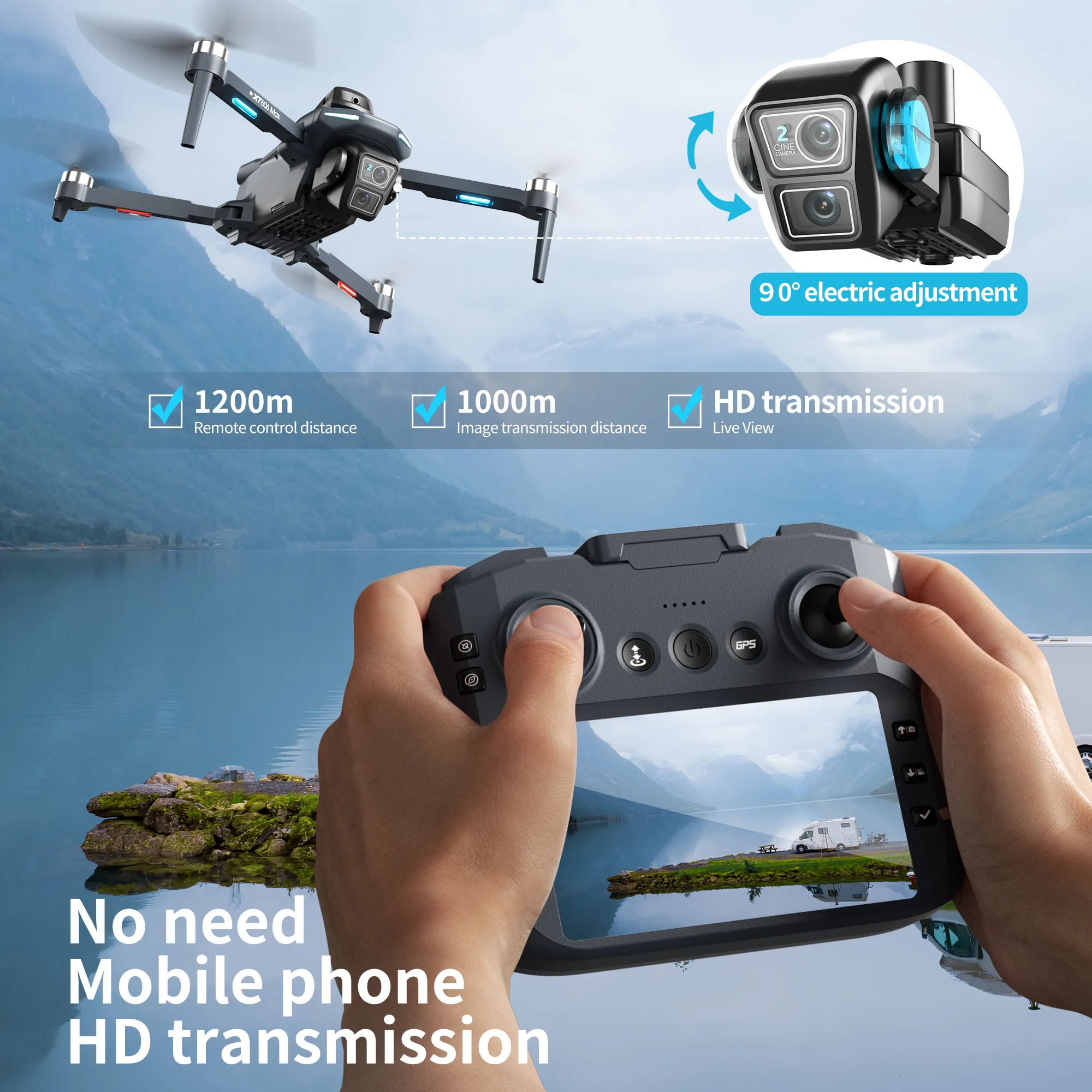 Lenovo XT606 Drone Professiona - Drone Multispectral review and price