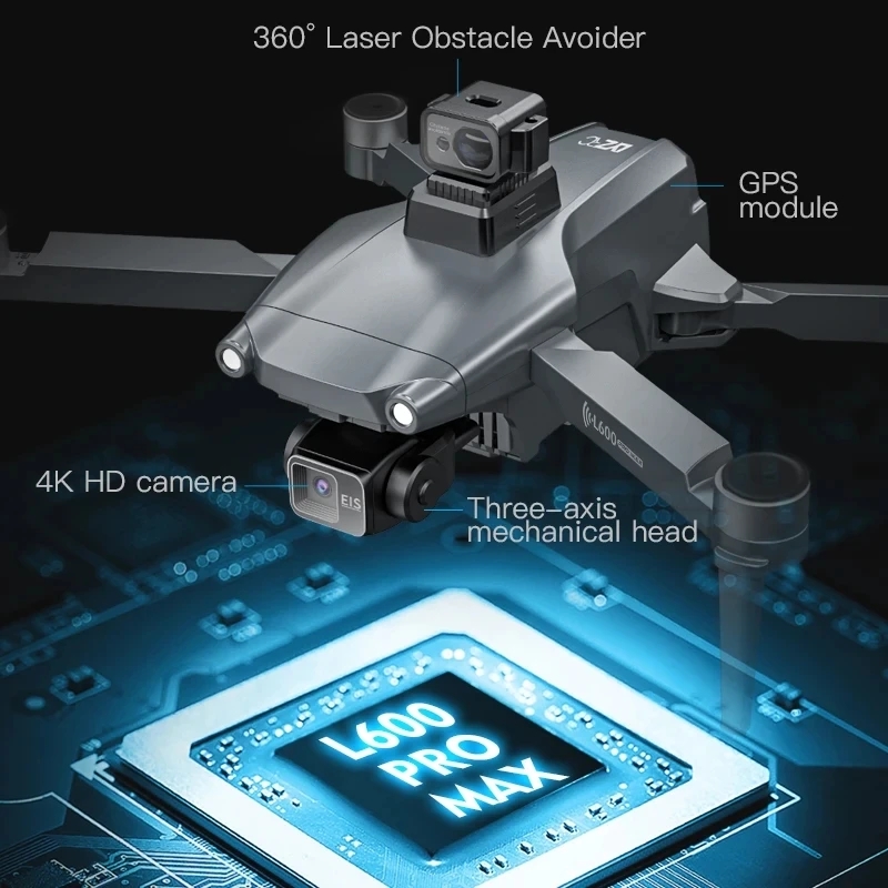 L600 PRO MAX GPS Drone Profess - Drone Lidar review and price