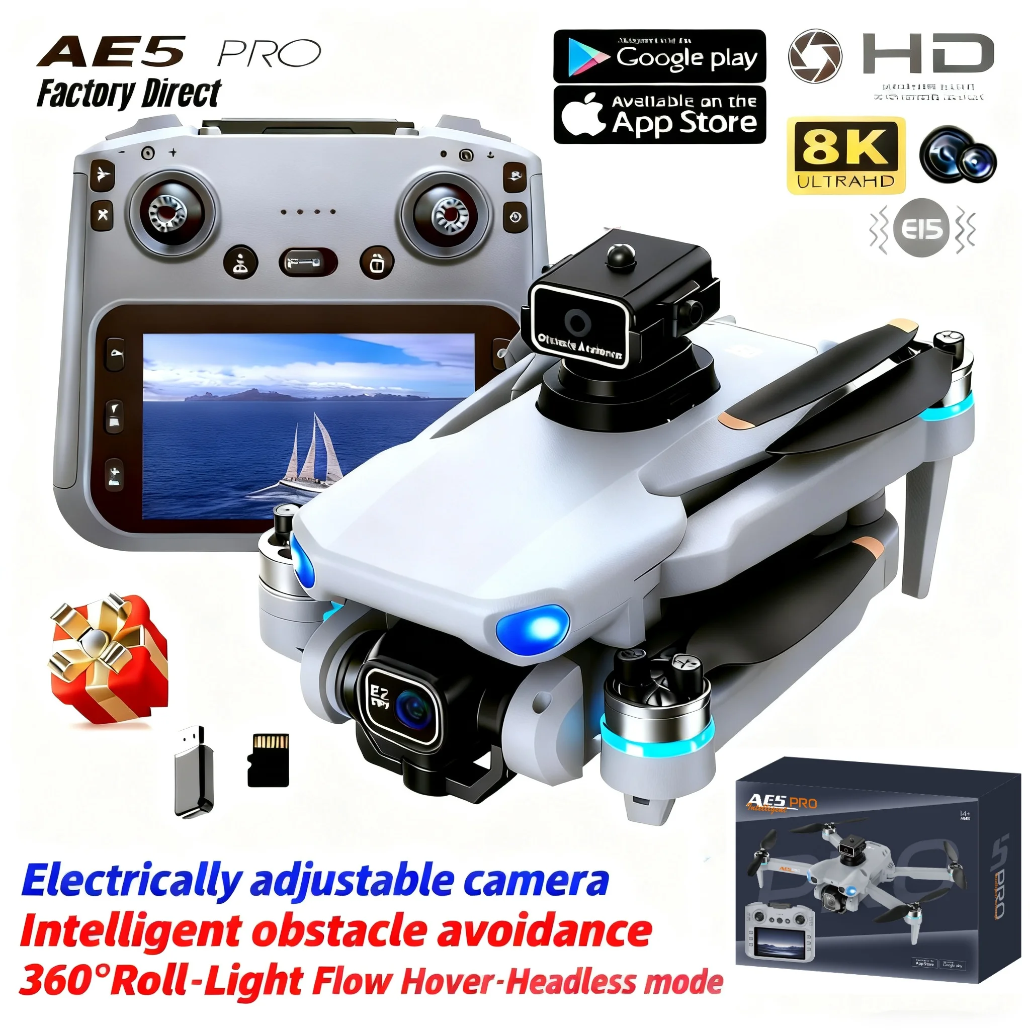 AE5 Pro Drone 8K HD 4.5