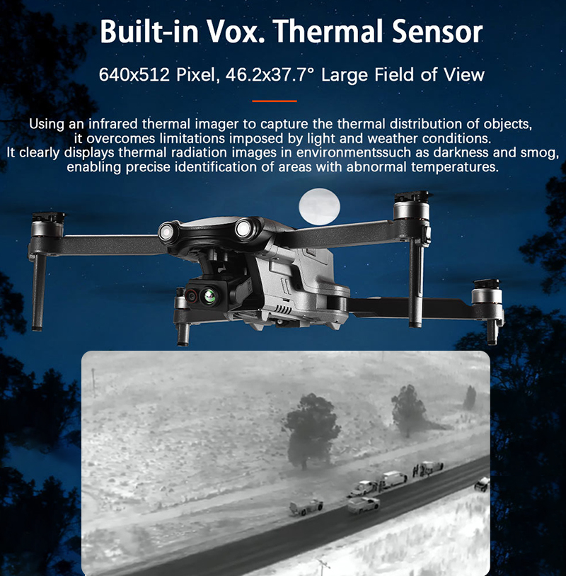 New Arrival 640x512 FPV Drone  - Drone Thermal Imaging review and price